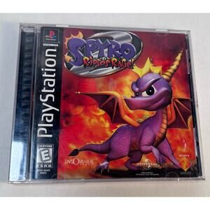Spyro Ripto's Rage PlayStation Manual Included Black Label Tested